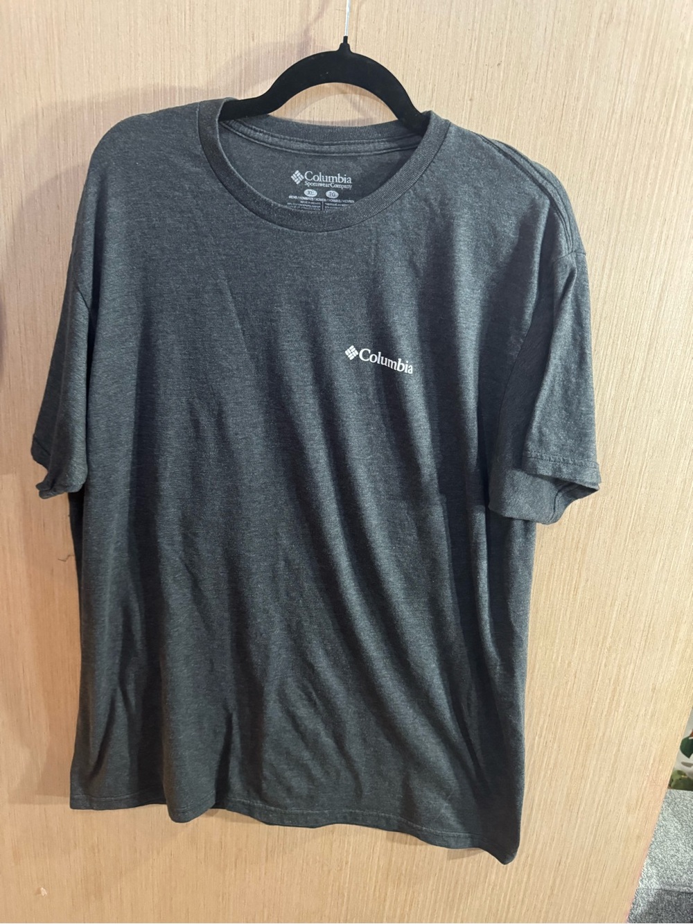 Menz Columbia Olympic National Park Dark Gray Logo Short-Sleeve Tee Size XL